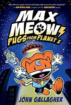 portada Max Meow Book 3: Pugs From Planet x (en Inglés)