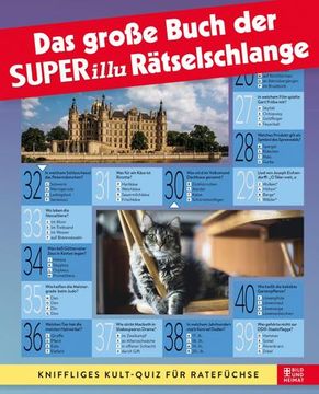 portada Das Große Buch der Superillu-Rätselschlange: Kniffliges Kult-Quiz für Ratefüchse (en Alemán)