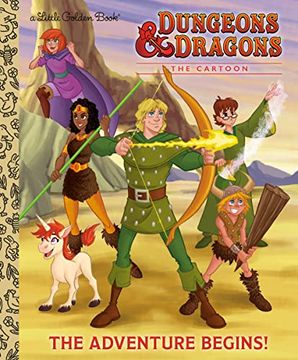 portada The Adventure Begins! (Dungeons & Dragons) (Little Golden Book) (in English)