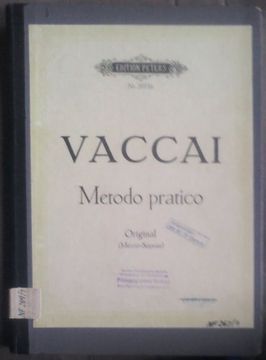 portada Metodo Pratico Di Canto Italiano for Voice and Piano (Medium Voice): It/Ger (en Inglés)