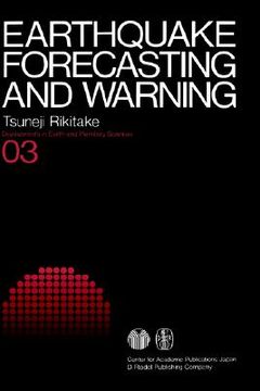portada earthquake forecasting and warning (en Inglés)
