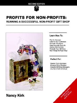 portada profits for non-profits: running a successful non-profit gift shop (en Inglés)