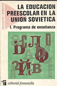 portada Educación Preescolar en la Unión Soviética, la 1. Programa de Enseñanza