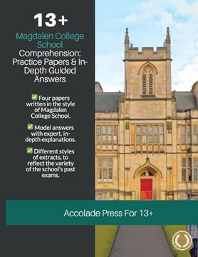 portada 13+ Comprehension: Magdalen College School (MCS), Practice Papers & In-Depth Guided Answers (en Inglés)