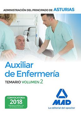 portada Auxiliar de Enfermería de la Administración del Principado de Asturias