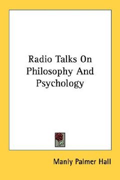 portada radio talks on philosophy and psychology (en Inglés)