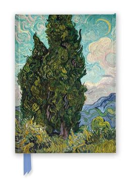 portada Vincent van Gogh: Cypresses (Foiled Journal) (Flame Tree Notebooks) (in English)