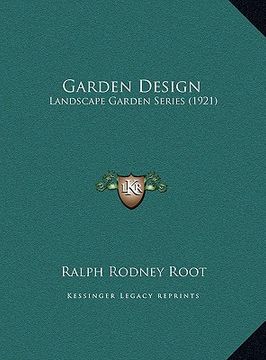 portada garden design: landscape garden series (1921) (in English)