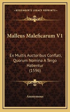 portada Malleus Maleficarum V1: Ex Multis Auctoribus Conflati, Quorum Nomina A Tergo Habentur (1596)