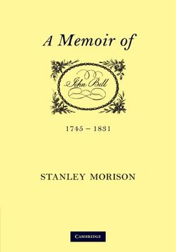 portada John Bell, 1745-1831: A Memoir Paperback (en Inglés)