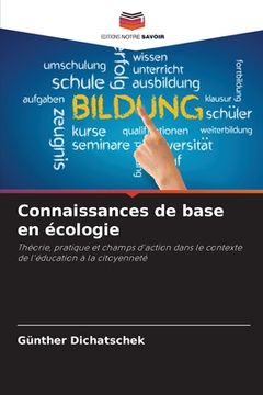 portada Connaissances de base en écologie (en Francés)