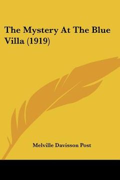 portada the mystery at the blue villa (1919) (in English)