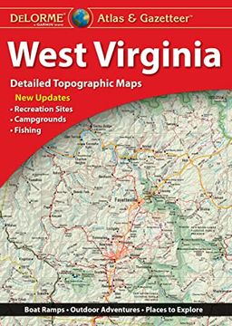 portada Delorme Atlas & Gazetteer: West Virginia (en Inglés)