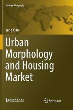 portada Urban Morphology and Housing Market (en Inglés)