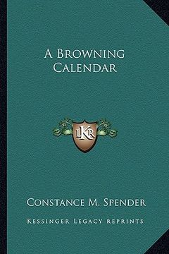 portada a browning calendar (in English)