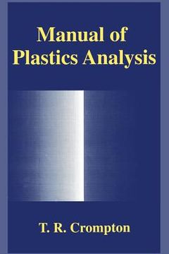 portada Manual of Plastics Analysis (en Inglés)
