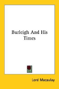 portada burleigh and his times (en Inglés)