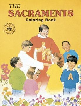 portada coloring book about the sacraments (in English)