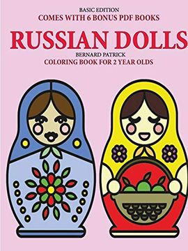portada Coloring Book for 2 Year Olds (Russian Dolls) (in English)