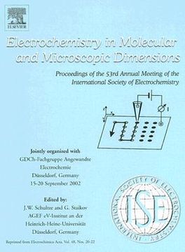 portada electrochemistry in molecular and microscopic dimensions: proceedings of the 53rd annual meeting of the international society of elctrochemistry (in English)