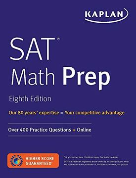 portada Sat Math Prep: Over 400 Practice Questions + Online (Kaplan Test Prep) 