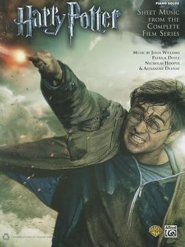 portada harry potter -- sheet music from the complete film series: piano solos (in English)