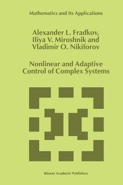 portada nonlinear and adaptive control of complex systems (en Inglés)