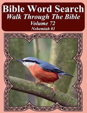 portada Bible Word Search Walk Through The Bible Volume 72: Nehemiah #1 Extra Large Print (in English)
