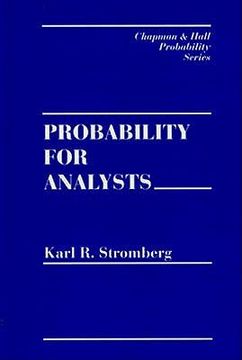 portada probability for analysts (en Inglés)