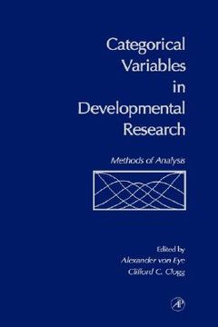 portada categorical variables in developmental research: methods of analysis (in English)