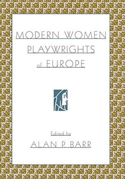 portada Modern Women Playwrights of Europe (en Inglés)
