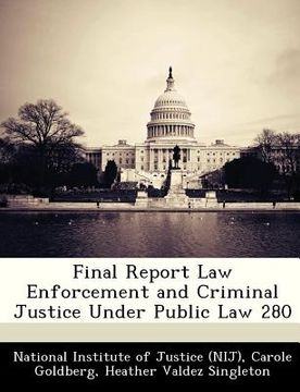 portada final report law enforcement and criminal justice under public law 280 (en Inglés)