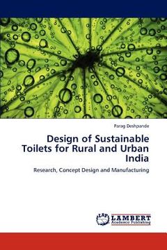 portada design of sustainable toilets for rural and urban india (en Inglés)