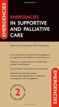 portada Emergencies in Supportive and Palliative Care (in English)