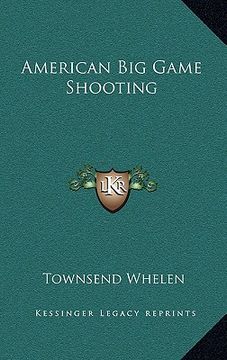 portada american big game shooting (in English)