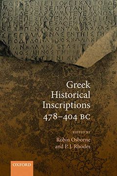 portada Greek Historical Inscriptions 478-404 bc (en Inglés)