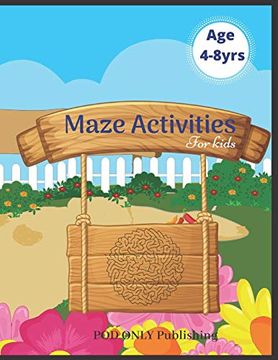 portada Maze Activities for Kids: Vol. 3 Beautiful Funny Maze Book is a Great Idea for Family mom dad Teen & Kids to Sharp Their Brain and Gift for Birthday Anniversary Puzzle Lovers or Holidays Travel Trip 