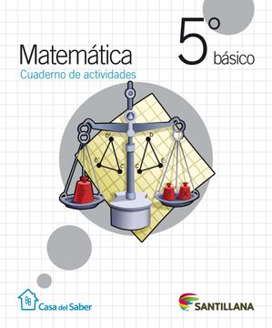 portada Matemática 5 Básico Cuaderno De Actividades Casa Del Saber