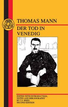 portada thomas mann: der tod in venedig (in English)
