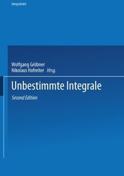 portada Unbestimmte Integrale (German Edition)