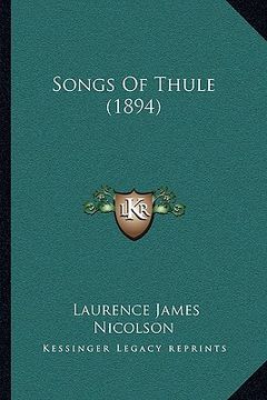 portada songs of thule (1894) (en Inglés)
