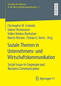 portada Soziale Themen in Unternehmens- und Wirtschaftskommunikation (en Alemán)