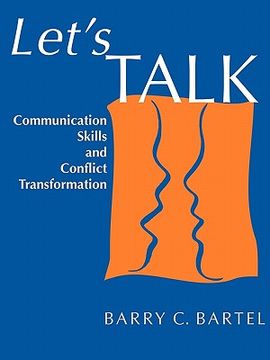portada let's talk: communication skills and conflict transformation (en Inglés)