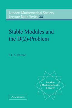 portada Stable Modules and the D(2)-Problem Paperback (London Mathematical Society Lecture Note Series) (en Inglés)