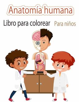 portada Libro Para Colorear de Anatomia Humana Para Niños
