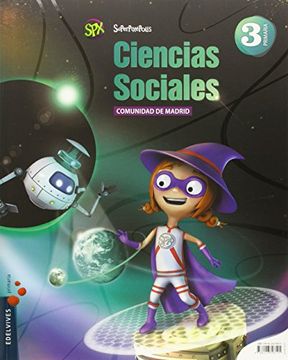 portada Ciencias Sociales 3º Primaria (Comunidad de Madrid) (Superpixépolis)
