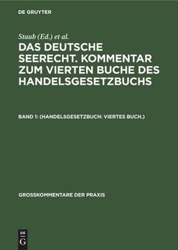 portada (Handelsgesetzbuch: Viertes Buch. ) (en Alemán)