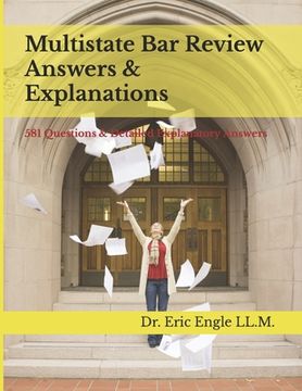 portada Multistate Bar Review Answers & Explanations: 581 Questions & Detailed Explanatory Answers (en Inglés)