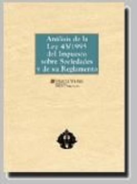 portada Analisis de la ley 43/1995 del Impuesto Sobre Sociedades y de su Reglamento