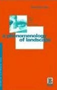 portada phenomenology of landscape (in English)